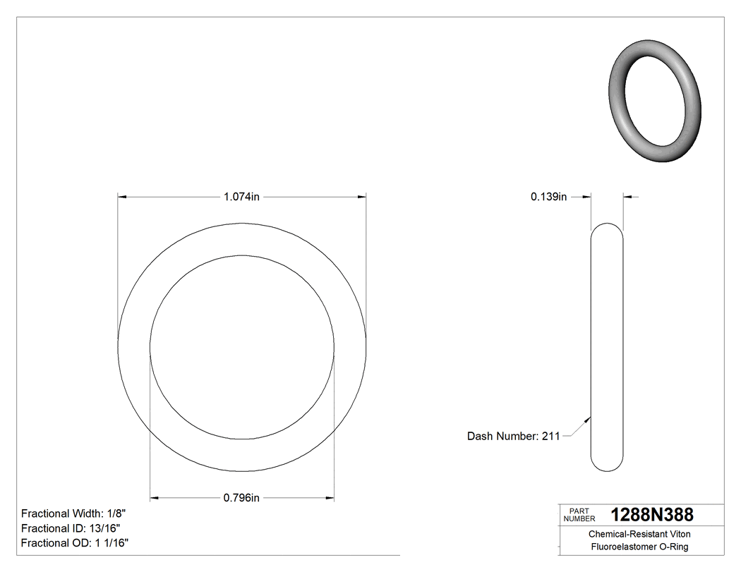 Technical drawing - 1288N388